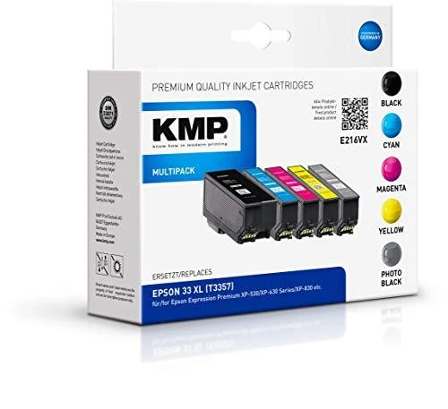 Legrand KMP E216VX Multipack BK/PBK/CMY suderinamas su Epson T 3357 XL