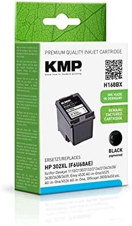 Legrand KMP H168BX juodos spalvos rašalo kasetė, suderinama su HP F6U68AE