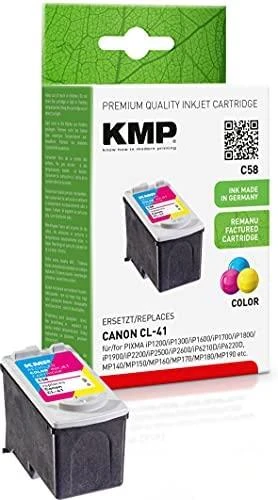 Legrand KMP C58 rašalo kasetės spalva suderinama su Canon CL-41