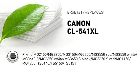 Legrand KMP C88 rašalo kasetės spalva suderinama su Canon CL-541 XL