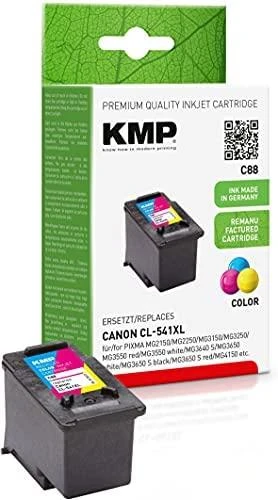 Legrand KMP C88 rašalo kasetės spalva suderinama su Canon CL-541 XL