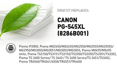Legrand KMP C97 juoda rašalo kasetė, suderinama su Canon PG-545 XL