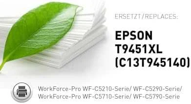 Carruzzo KMP 1645,4001 rašalo kasetė 1 vnt Derantis Juoda