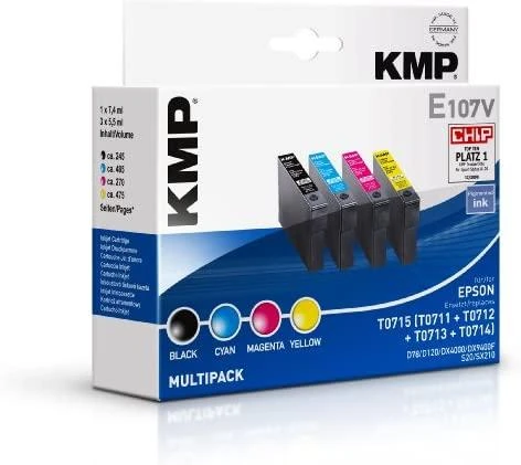 Legrand Rak KMP KMP E 107V rinkinys, juoda, cian, rausva, Epson T 071 (1607,4005)