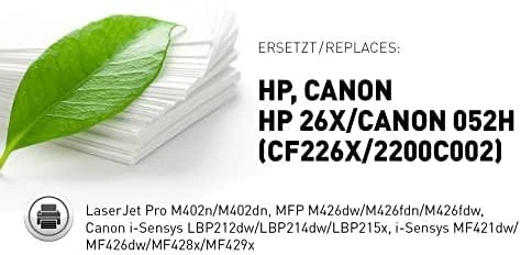 Legrand KMP Printtechnik AG KMP Toneris HP CF226X/Canon 052H juodas 12000 S. H-T245X perdirbtas