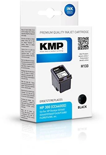 Legrand KMP Printtechnik AG KMP Patrone HP CC640EE NR.300 zudas 200 S. H133 pripildytas