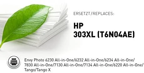 Legrand KMP H178 rašalo kasetė juoda, suderinama su HP T6N04AE 303 XL