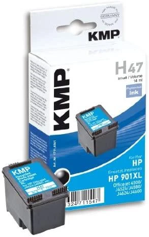 Legrand Tusz KMP KMP H47 rašalo kasetė juoda komp. į HP CC 654 AE Nr. 901XL – 1711 4541