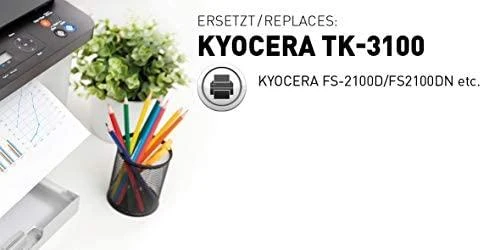 KMP K-T66 Toneris juodas, suderinamas su Kyocera TK-3100