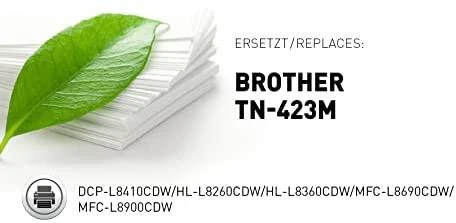 Legrand KMP Printtechnik AG KMP toneris Brother TN-423M/TN423M purpurinis (magenta) 4000 psl. B-T100X perdirbtas