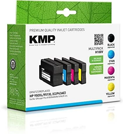 Legrand KMP Tintenpatronen Multipack ersetzt HP 950XL + 951XL (C2P43AE)