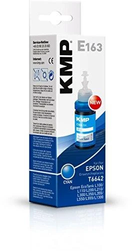 Legrand KMP Printtechnik AG KMP Tinte EcoTank T6642 cyan 6500 S. E163 kompatibel