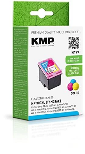 Legrand KMP H179 rašalo kasetė, 3 spalvų suderinama su HP T6N03AE 303 XL