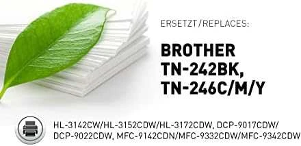 Legrand KMP MULTIPACK B-T58V kaseta su tonerem 4 vnt. Zamiennik Juodas, Cyjan, Purpurowy, Geltonas