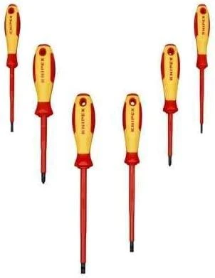 KNIPEX 00 20 12 V01 Set Standard-Schraubendreher Handschraubendreher & 00 20 12