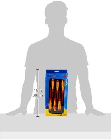 6 dalių atsuktuvų rinkinys KNIPEX VDE PH/PZ