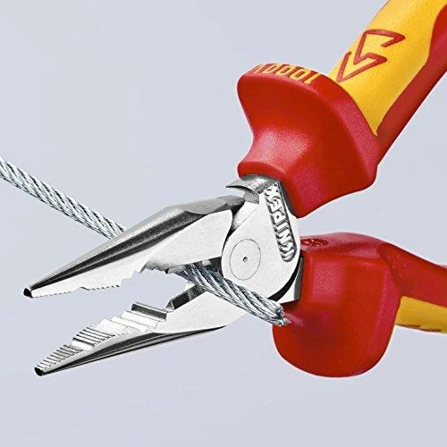 Elektrikų replės siauromis žiaunomis KNIPEX 0826145