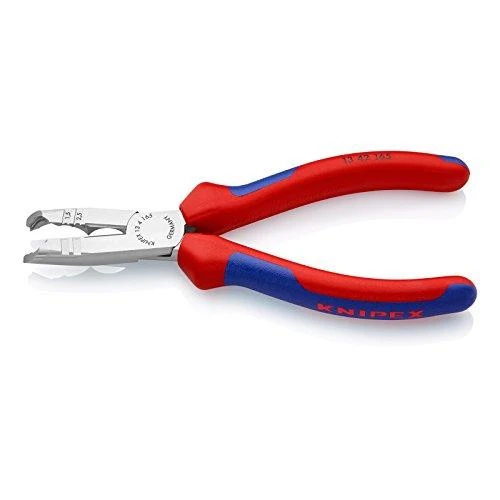 Laidų kirpimo-nužievinimo replės KNIPEX