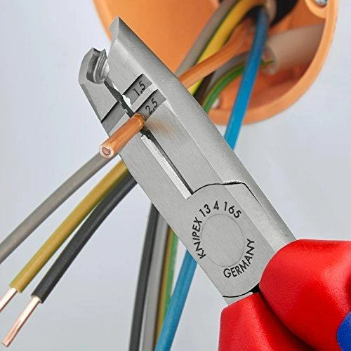 Laidų kirpimo-nužievinimo replės KNIPEX