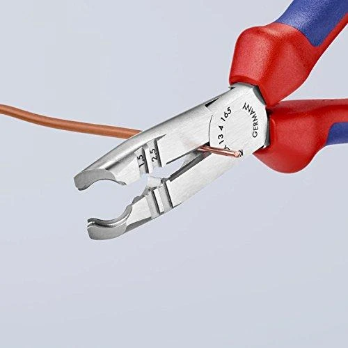 Laidų kirpimo-nužievinimo replės KNIPEX