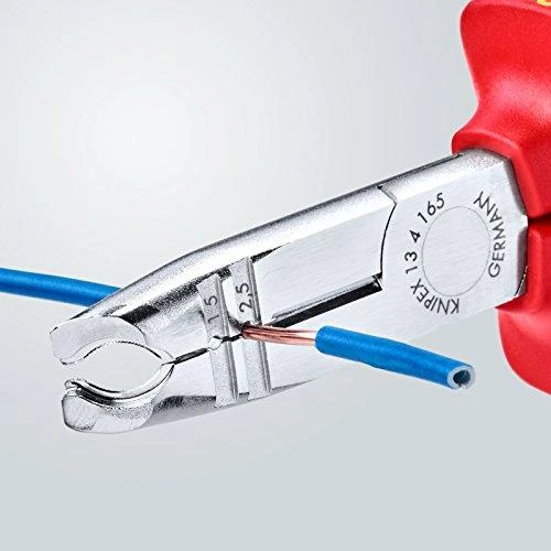 Kabelių nužievinimo replės D8-13mm + 1,5/2,5mm3 VDE, Knipex