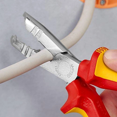 Kabelių nužievinimo replės D8-13mm + 1,5/2,5mm3 VDE, Knipex