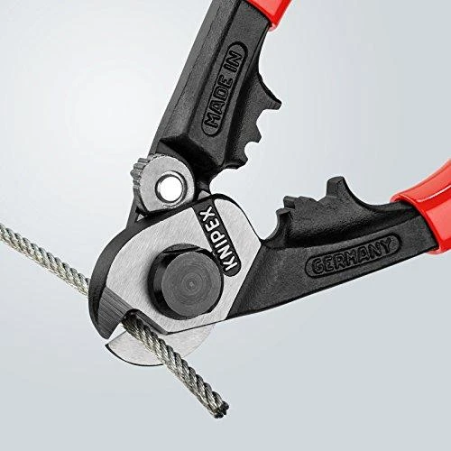 Žnyplės kabeliams ir trosui Ø 6 mm, 10 mm², spyruoklė, Knipex