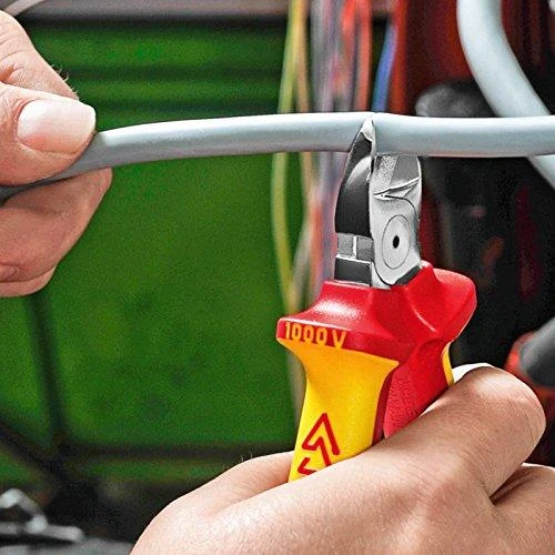 Žnyplės šoninio kirpimo VDE 180mm, Knipex
