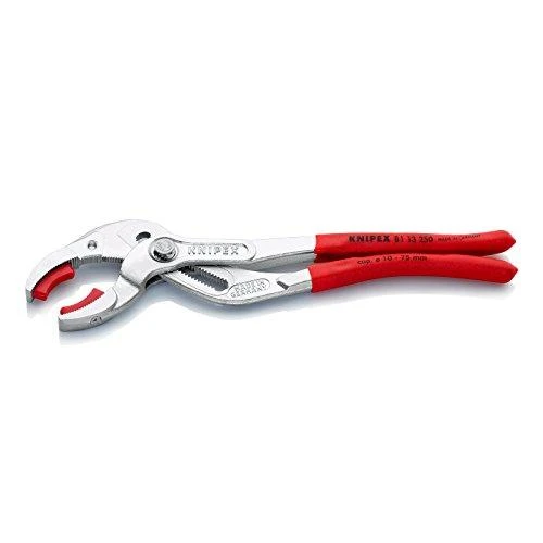Vamzdinės replės su plastikinėmis žiaunomis KNIPEX 8113250