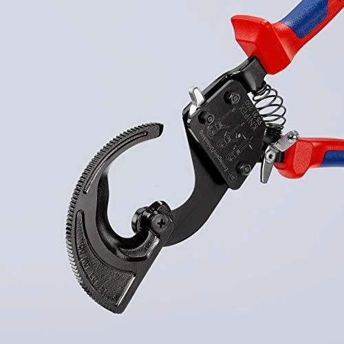 Kabelių kirpimo terkšlinės žirklės Ø32mm/240mm², Knipex