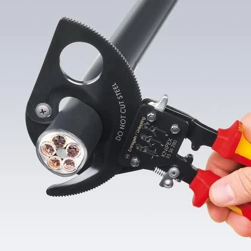 Terkšlinės kabelio žirklės 250mm KNIPEX 9536