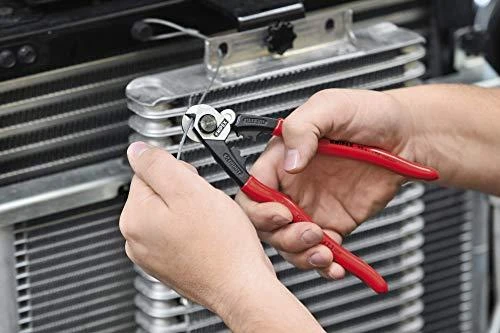 Žnyplės kabeliams ir trosui Ø 6 mm, 10 mm², spyruoklė, Knipex