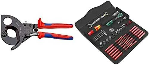 Wera Kabelių kirpimo terkšlinės žirklės Ø52mm/380mm², Knipex
