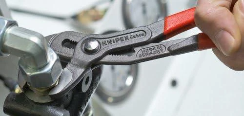 Vamzdinės replės KNIPEX Cobra 8701180SB 180mm