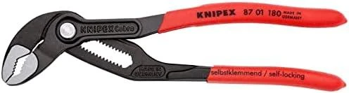 Vamzdinės replės KNIPEX Cobra 8701180SB 180mm