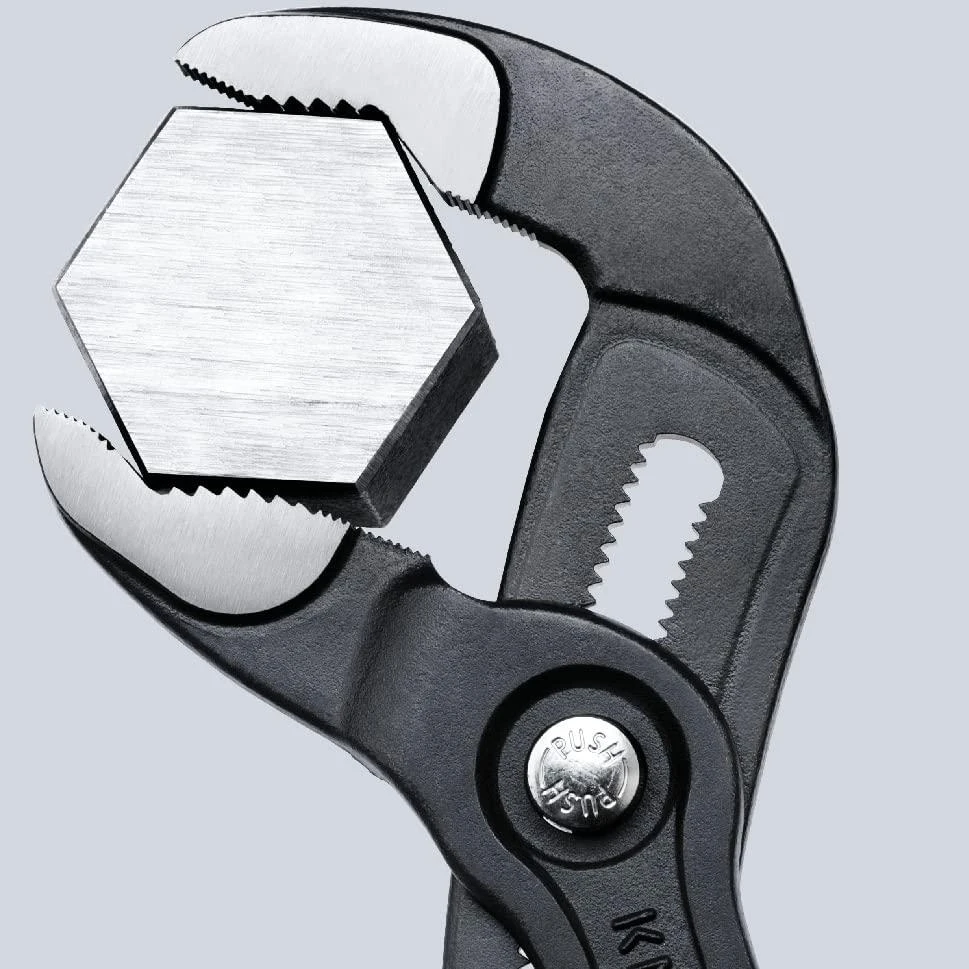 Vamzdinės replės KNIPEX Cobra 8701180SB 180mm