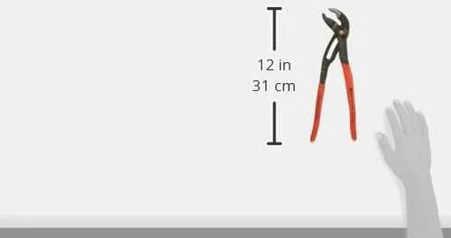 Vamzdinės replės Cobra QuickSet KNIPEX 8721, 300mm