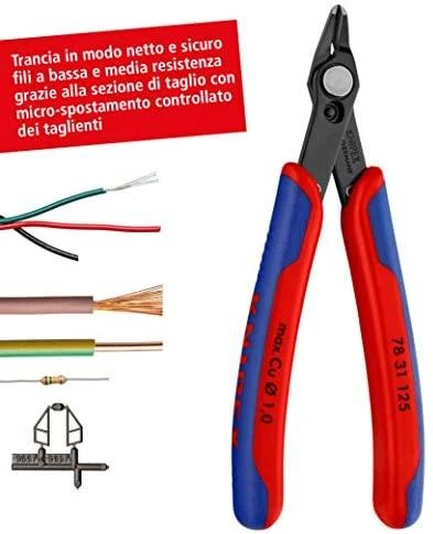 Preciziškos poliruotos kirpimo replės KNIPEX 7831