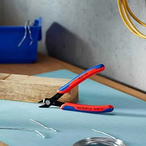 Elektronikos žnyplės 125mm, Knipex