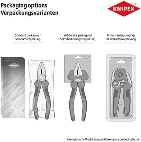 Antgalių presavimo replės KNIPEX 9721215C