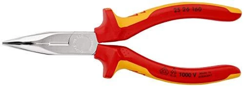 Replės prailgintomis lenktomis žiaunomis elektrikams KNIPEX 2526
