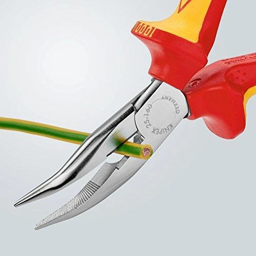 Replės prailgintomis lenktomis žiaunomis elektrikams KNIPEX 2526