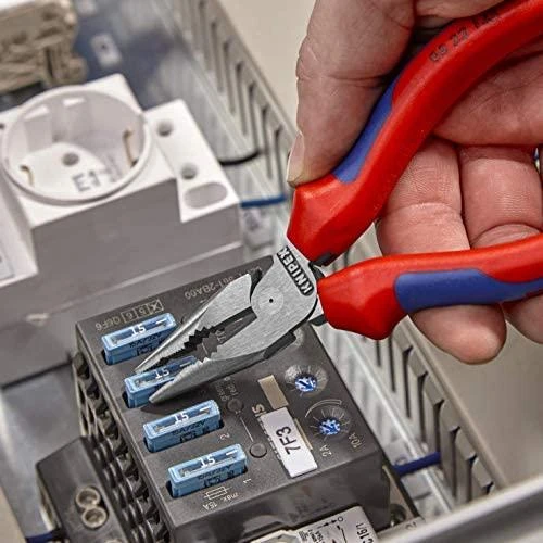 Kombinuotos replės siaurėjančiais galais KNIPEX 0822