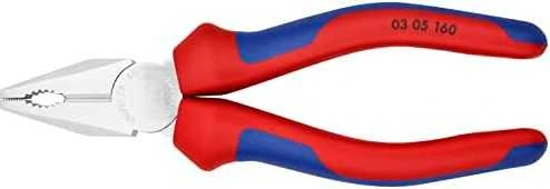 KNIPEX kombinuotos replės chromuotos 160 mm