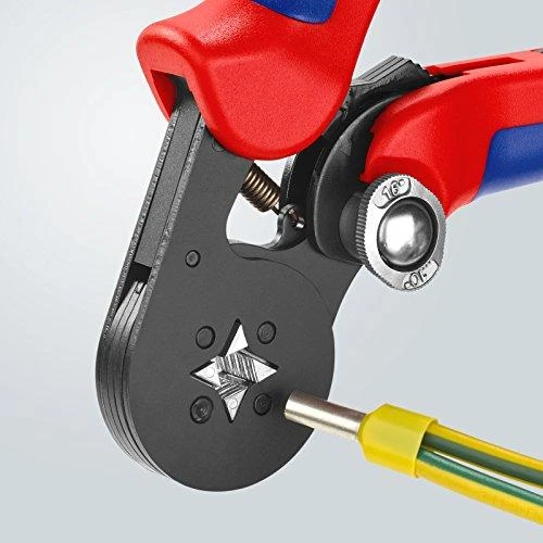 Laidų antgalių užspaudimo replės 0.08-10+16 mm², Knipex