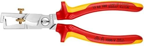 Kabelių nužievinimo įrankis STRIX su žnyplėmis 10mm2 VDE, Knipex
