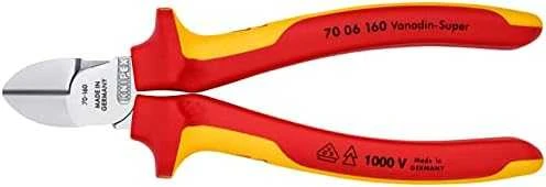 Žnyplės šoninio kirpimo VDE 160mm, Knipex