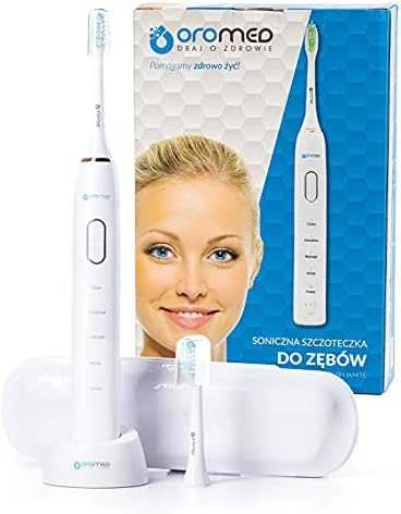 Elektrinis dantų šepetėlis Oromed Oro-Brush, Baltas