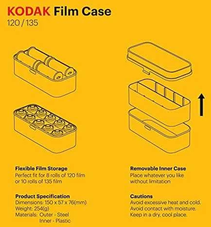 Kodak Film Case 120/135 (large) juodas