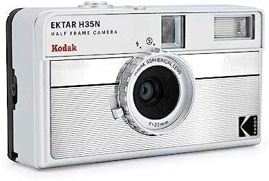 KODAK EKTAR H35N CAMERA STRIPED Sidabrinis